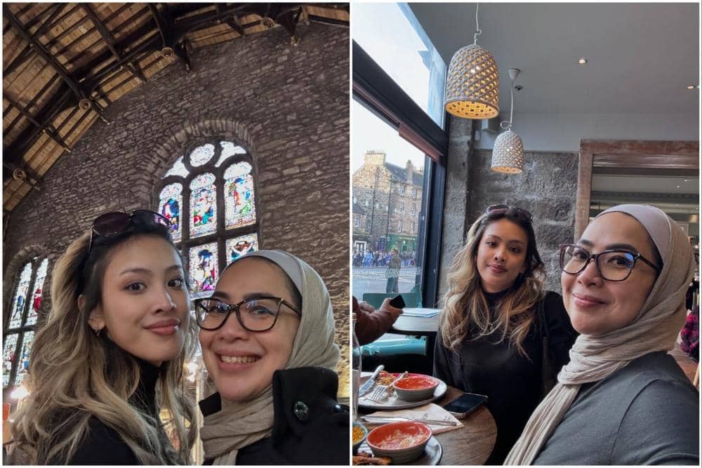 8 Potret Feni Rose saat Liburan bareng Anak di Edinburgh, Lepas Rindu!
