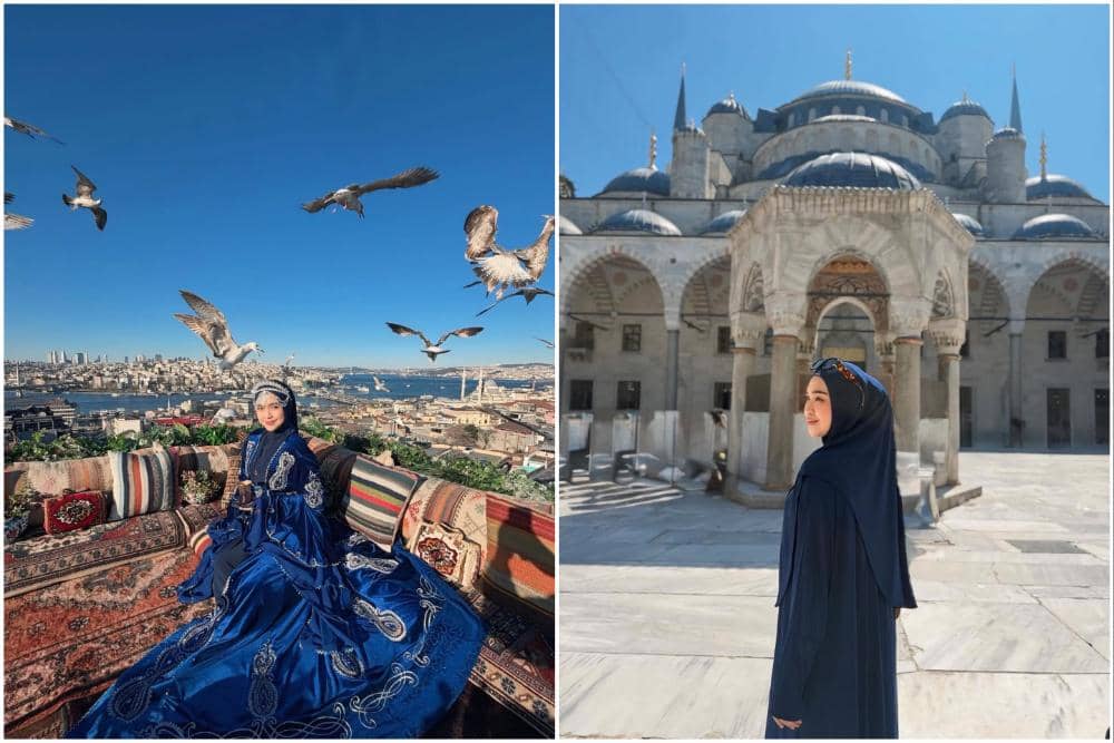 10 Potret RIa Ricis Berlibur di Turki, Enjoy Berkeliling!