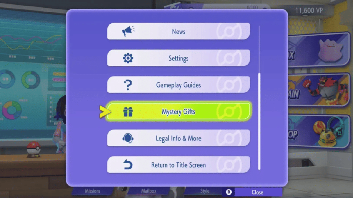 cara menukarkan kode redeem di Pokémon Champions