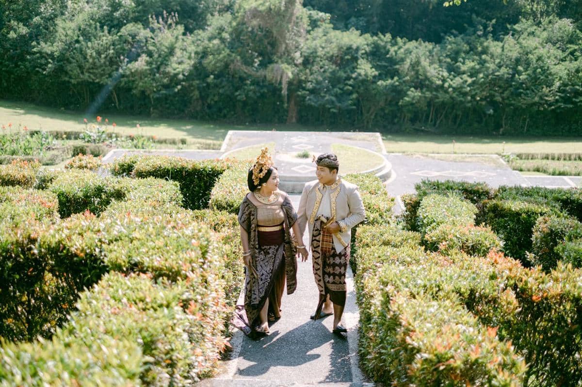 Ilustrasi venue pernikahan outdoor