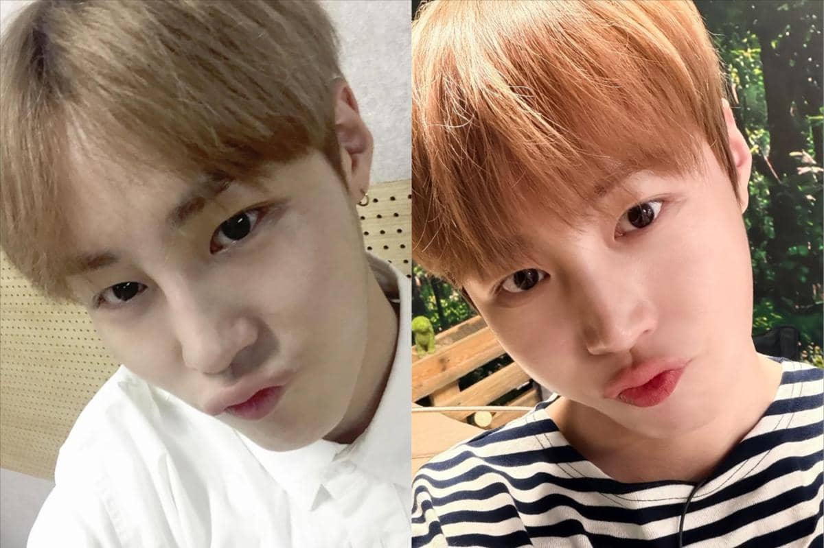 foto selfie anggota WANNA ONE awal debut vs. sekarang 