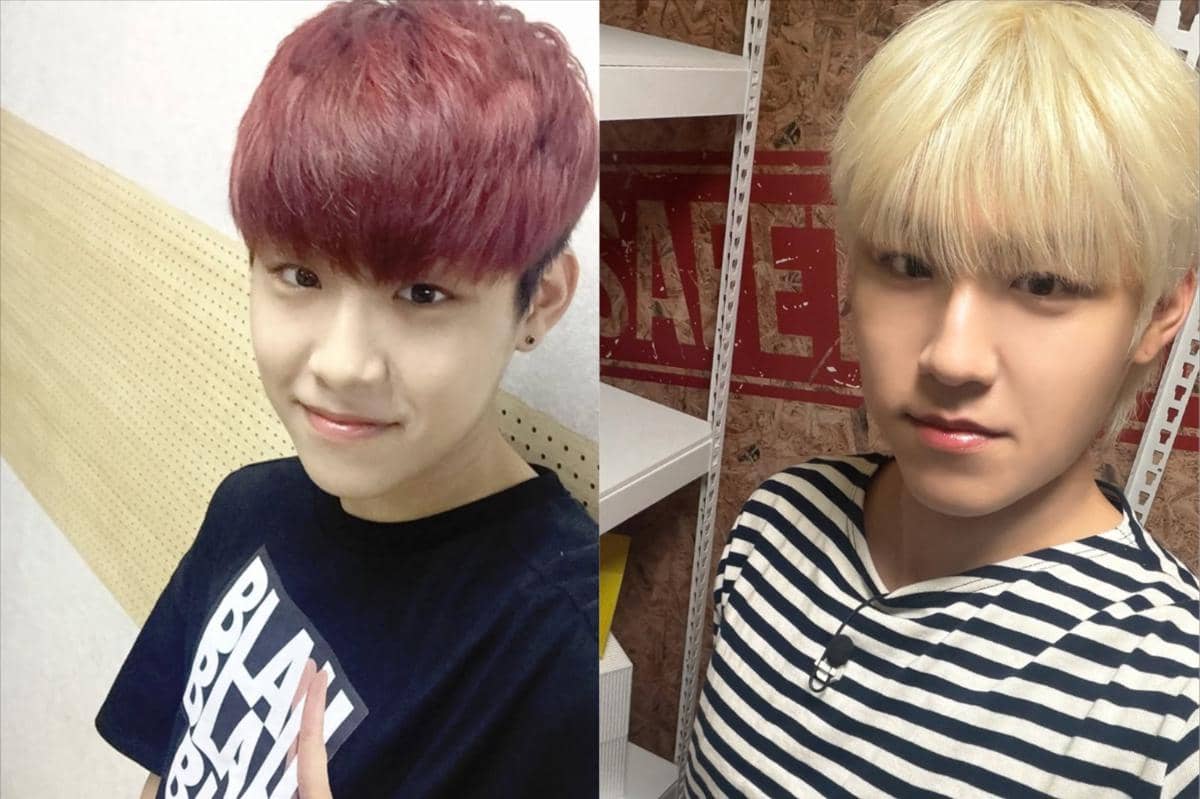 foto selfie anggota WANNA ONE awal debut vs. sekarang 