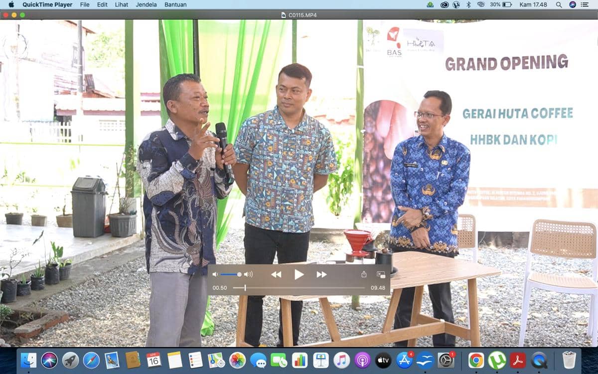 Grand opening gerai Huta Coffee HHBK dan Kopi (dok.GJI)