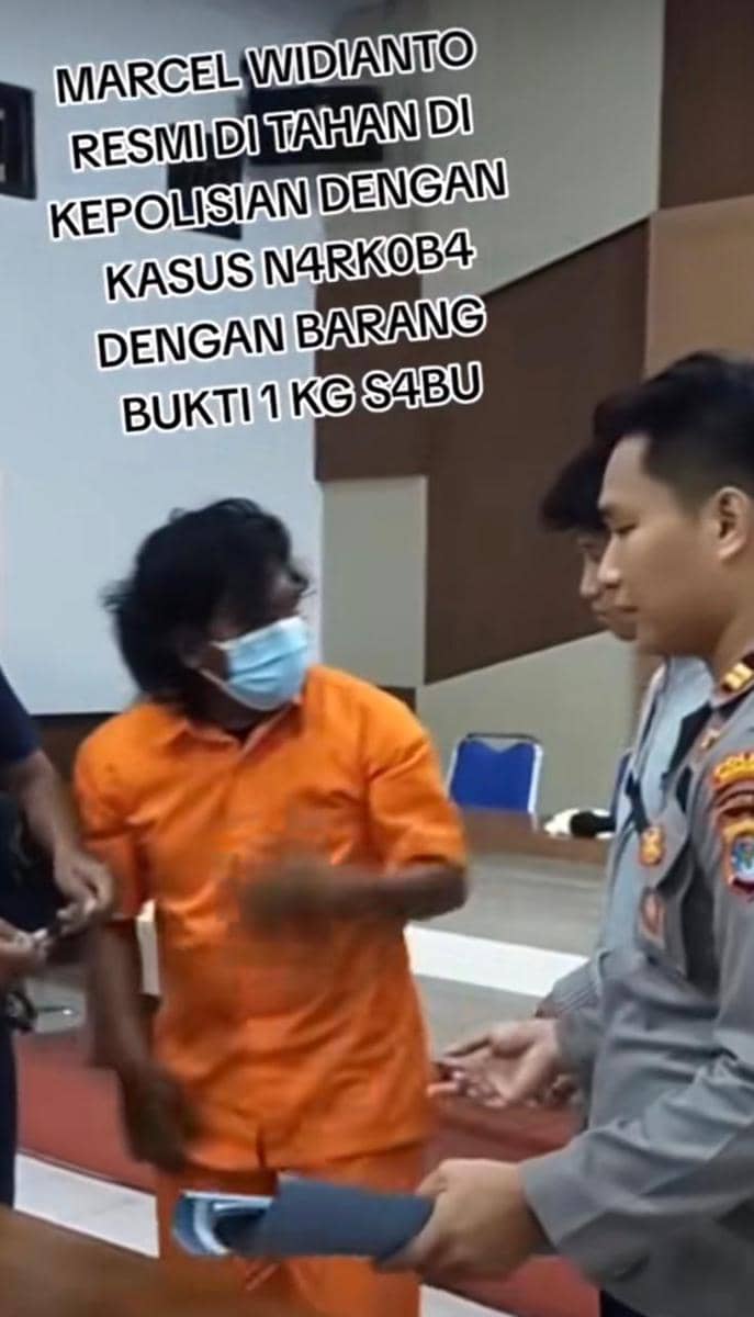 Komika Marshel Widianto disebut ditahan polisi karena sabu.