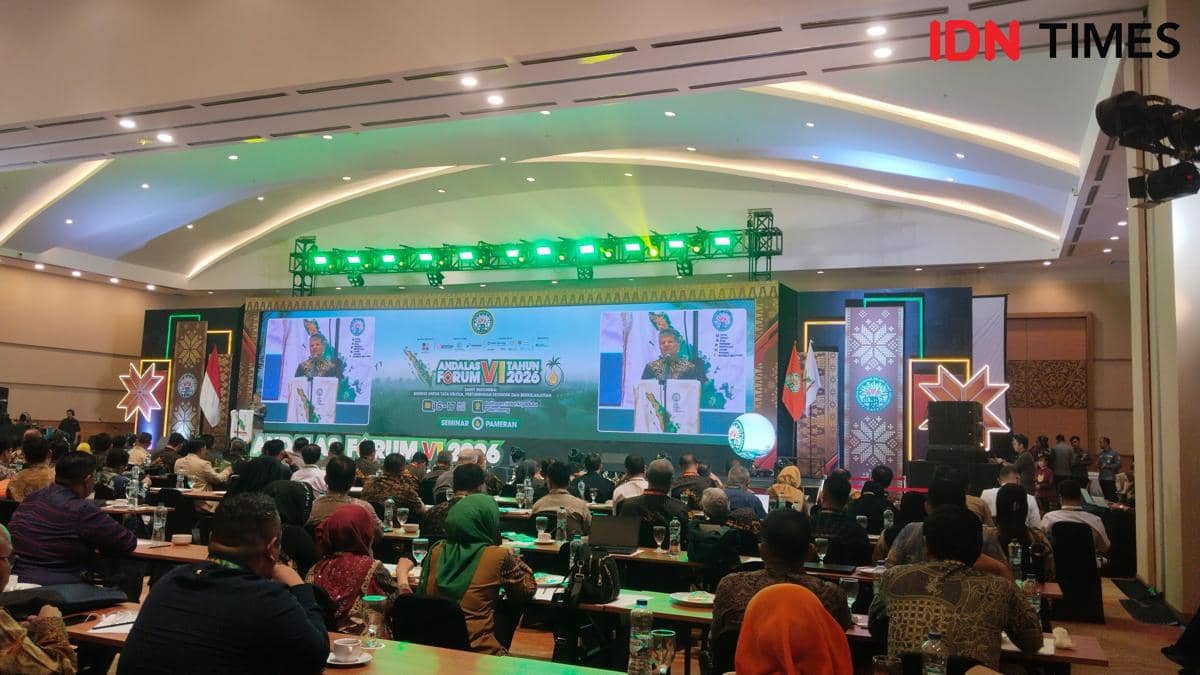 Pembukaan Forum Andalas VI Tahun 2026 di Ballroom Aryaduta Palembang, Kamis (16/4/2026).