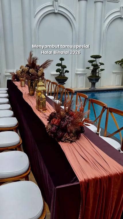 artis di halal bihalal di rumah Shella Saukia