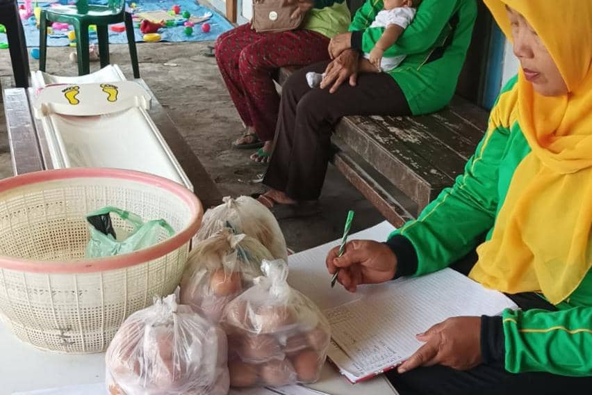 Kreatif! Warga Ngawi Gunakan Arisan Telur untuk Kejar Target Zero Stunting