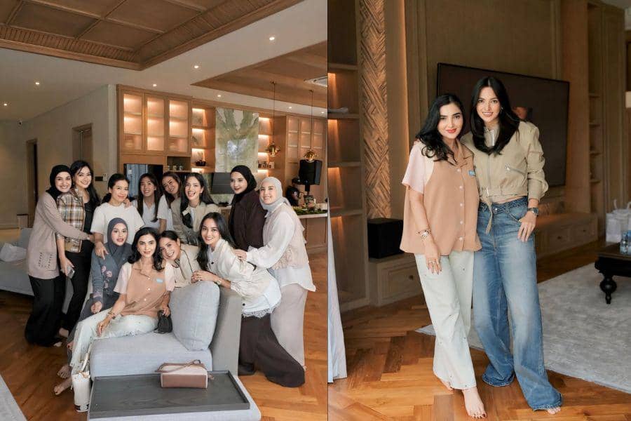 Gaya Geng Cendol di Birthday Party Nia Ramadhani, Selalu Kompak!