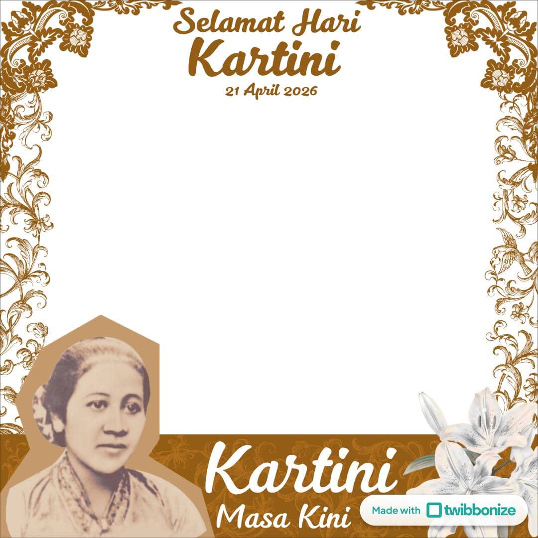 twibbon Hari Kartini 2026 untuk media sosial (twibbonize)