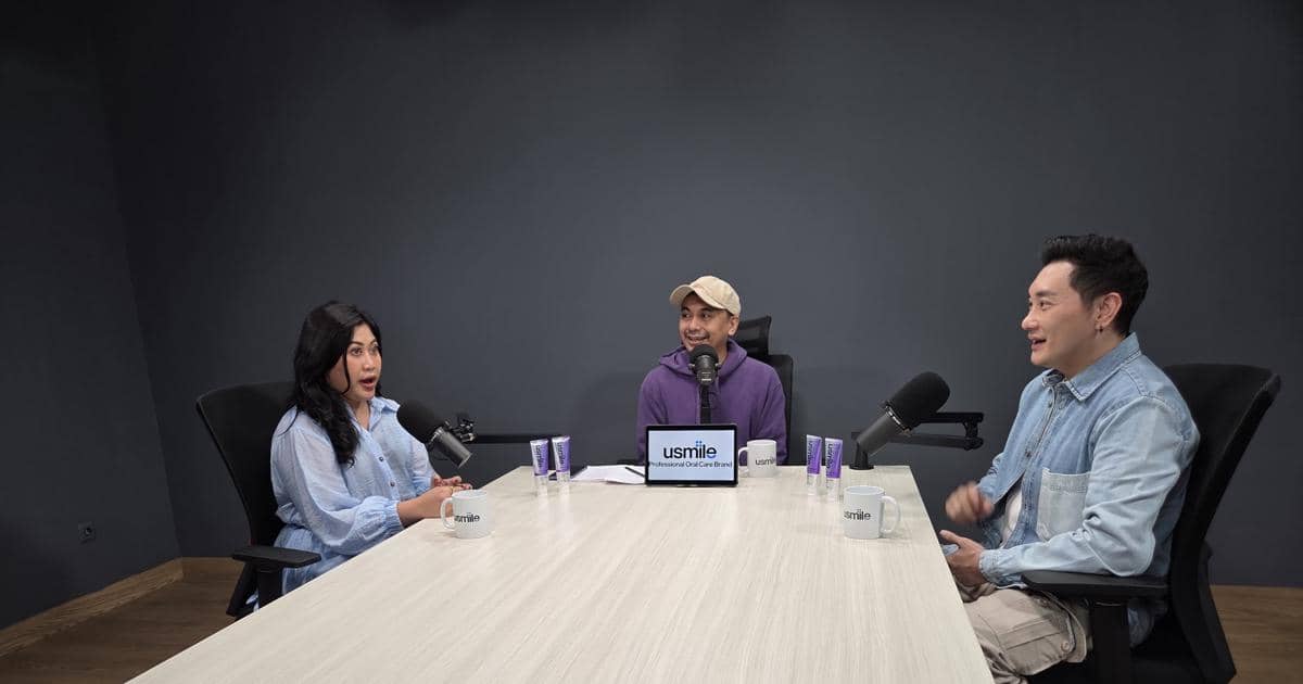 02. usmile Indonesia Berkolaborasi dengan Raditya Dika, Boiyen & Rio Motret pada Campaign Glitter Up Your Smile.jpeg