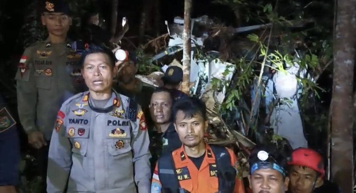 Titik Jatuh Helikopter PK-CFX Terdeteksi, Evakuasi Terkendala Medan Terjal
