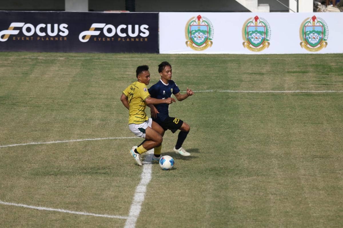 Duel Binjai City kontra Batubara United di Stadion Mini Pancing pada perebutan tempat ketiga Liga 4 Piala Gubernur Sumut (dok.Liga 4 Sumut)