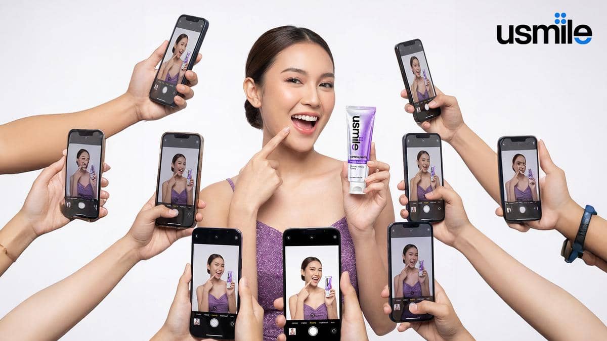 usmile Hadirkan Pasta Gigi Glitter Ungu Pertama di Indonesia!