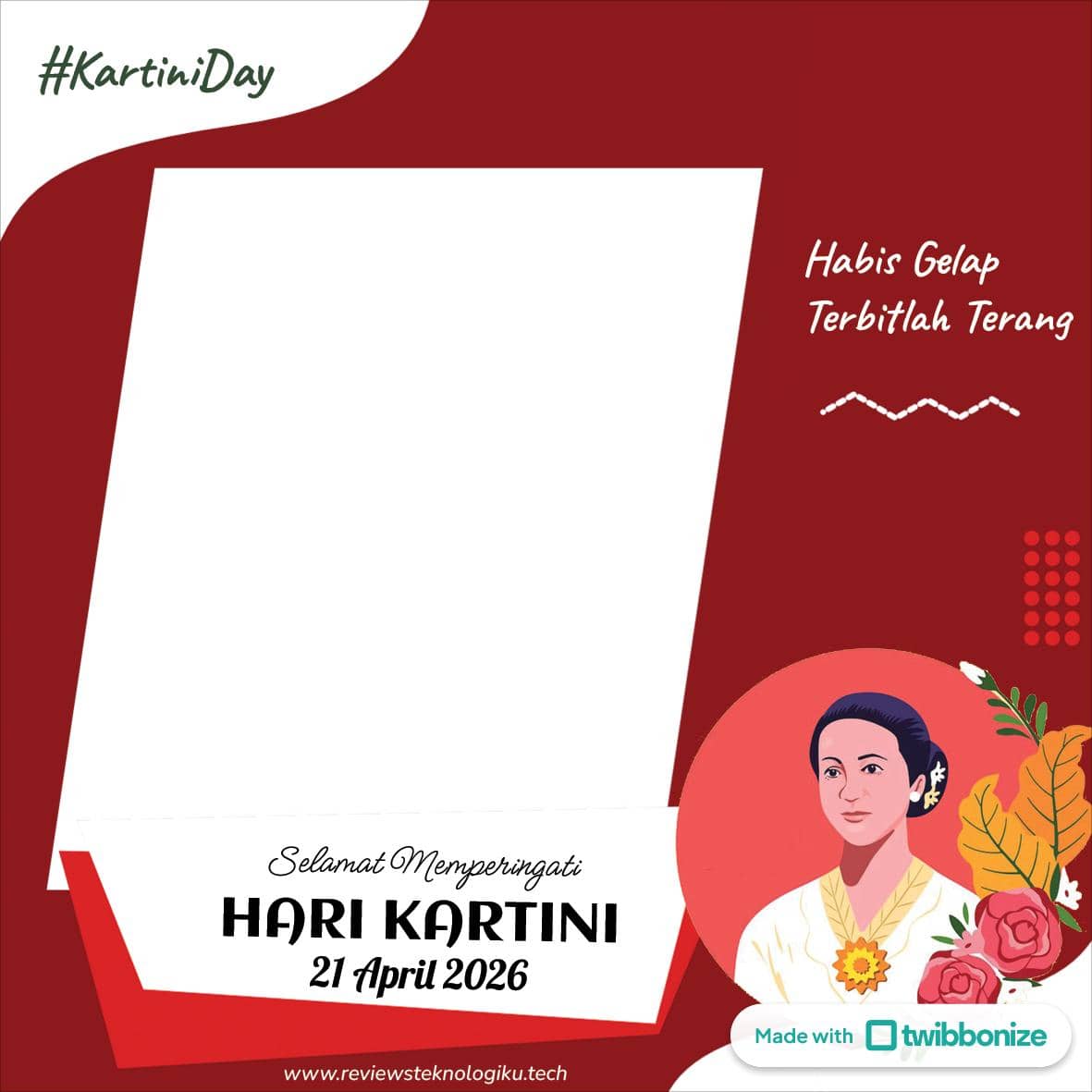 twibbon Hari Kartini 2026 (dok. twibbonize)