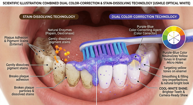 04. Dual Color Corrector Bertugas Koreksi Warna Kuning Gigi, Sehingga Tampil Lebih Cerah.png
