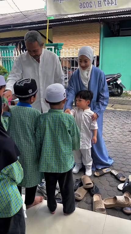 perayaan ulang tahun Isaa di taman pendidikan Alquran