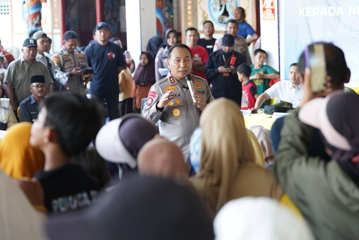 Usai Kericuhan, Kapolda Riau Minta Maaf ke Masyarakat Panipahan