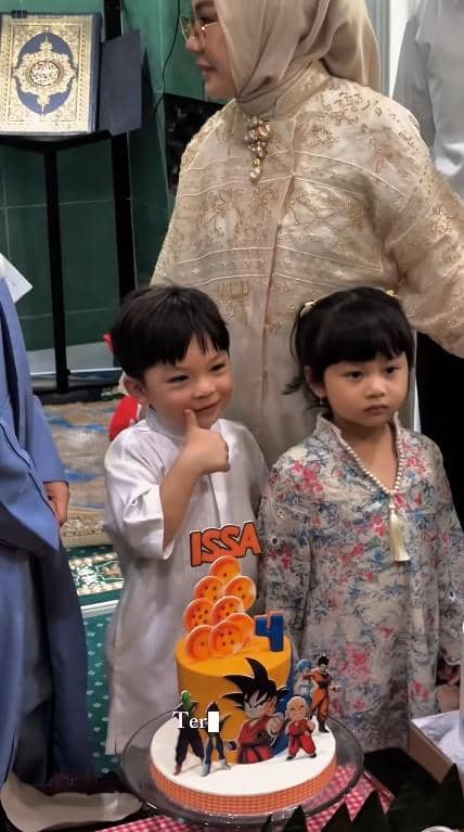 perayaan ulang tahun Isaa di taman pendidikan Alquran