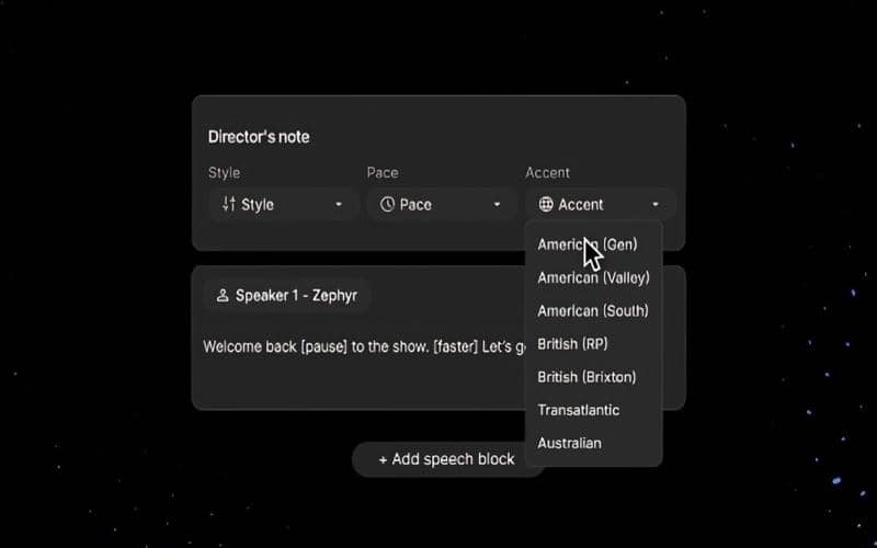 ilustrasi demonstrasi Google Gemini 3.1 Flash TTS