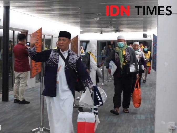 Ilustrasi jemaah haji Indonesia