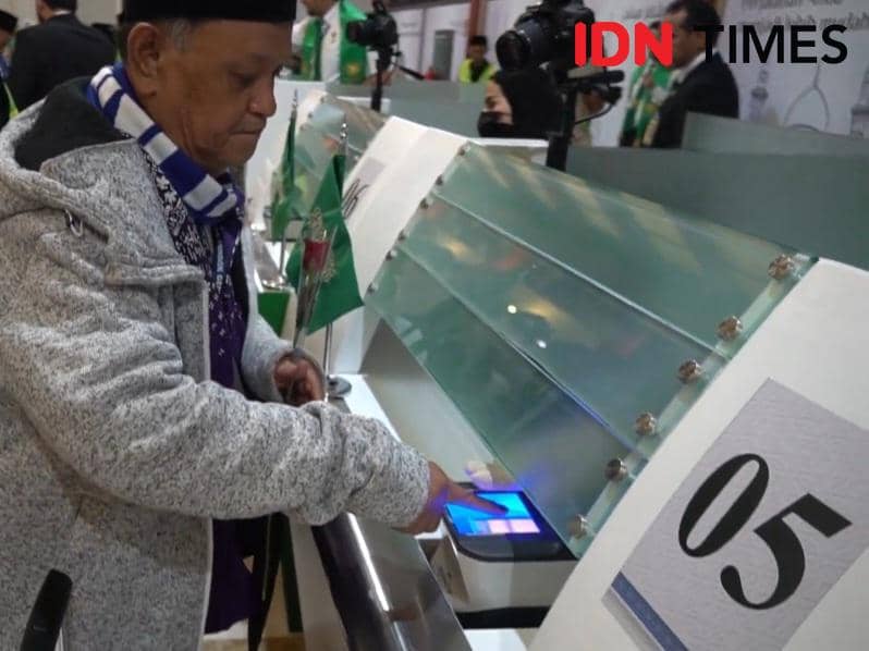 Ilustrasi jemaah haji Indonesia