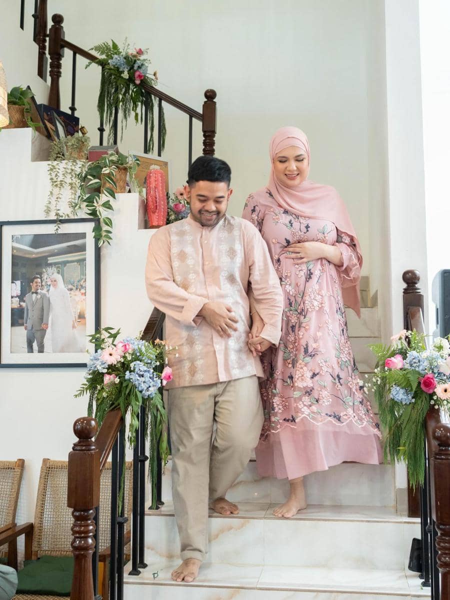 potret tasyakuran kehamilan istri Ryan Adriandhy