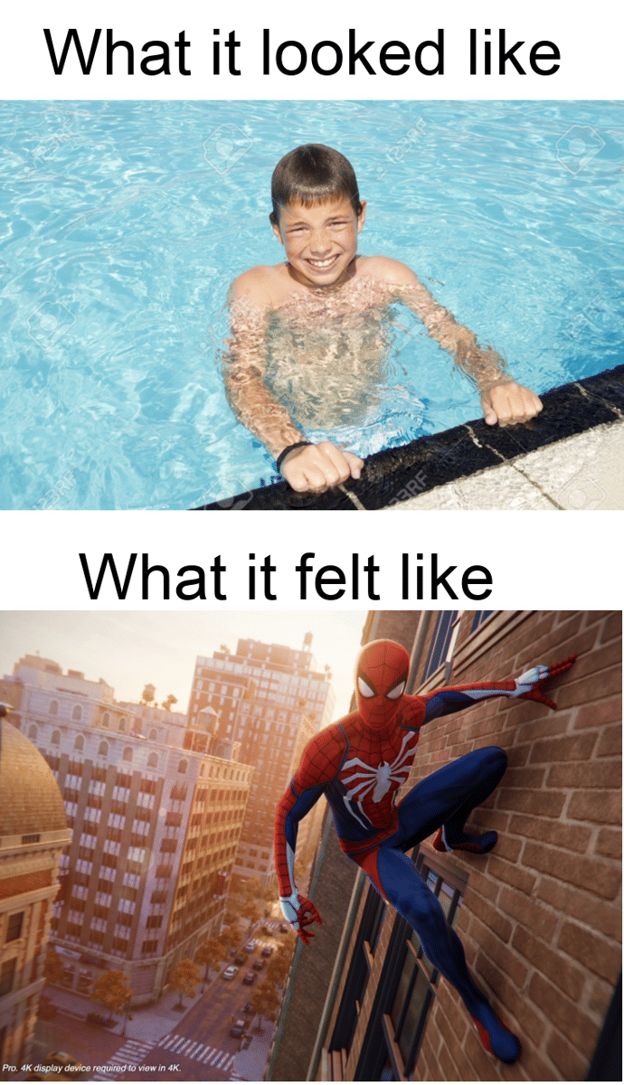 meme kartun tentang kolam renang