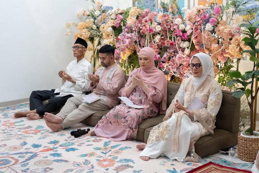 potret tasyakuran kehamilan istri Ryan Adriandhy