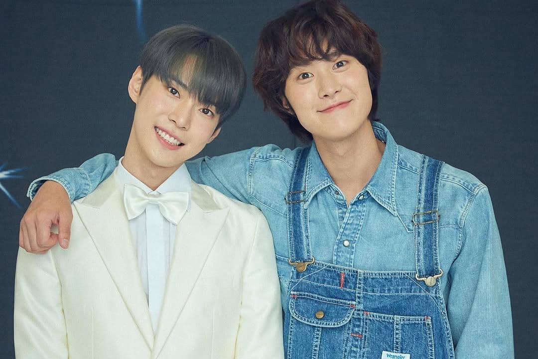 potret Gong Myung dan Doyoung NCT