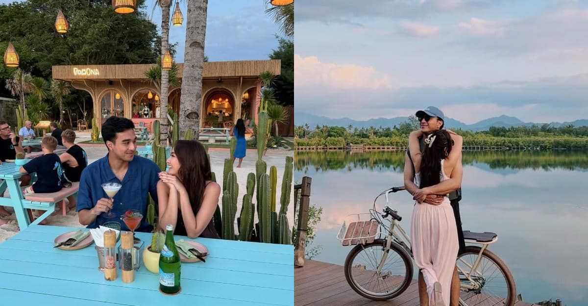 8 Potret Salshabilla Adriani dan Ibrahim Risyad Liburan di Lombok