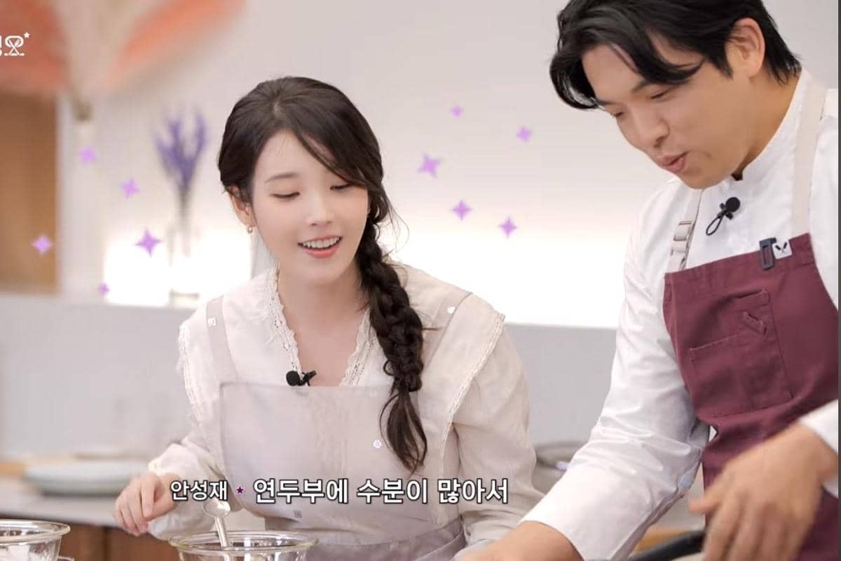 8 Momen Kocak IU bersama Chef Anh Sung Jae di Anh's Guide to Doneness