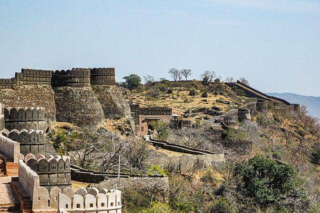 Benteng Kumbhalgarh, India