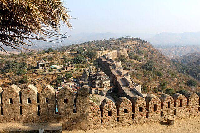 Benteng Kumbhalgarh, India