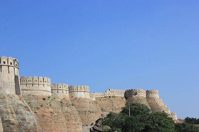 Benteng Kumbhalgarh, India