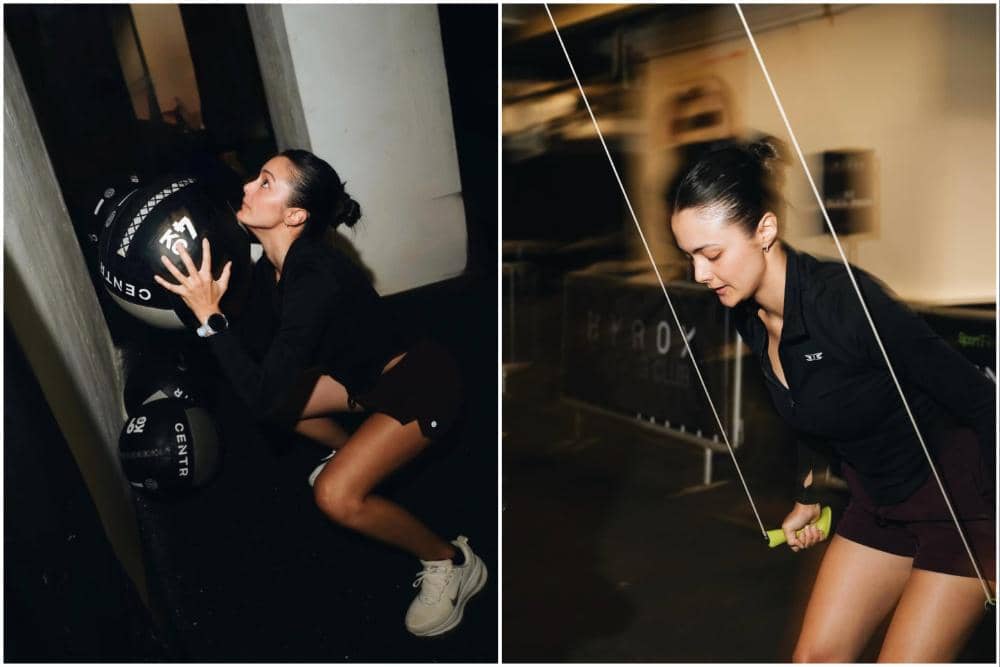 9 Potret Amanda Rawles Latihan Hyrox untuk Pertama Kali, Antusias!