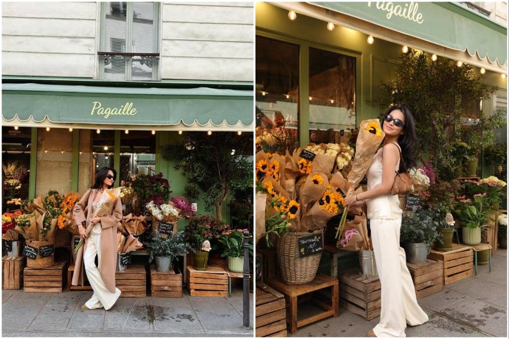 8 Potret Azizah Salsha Berburu Bunga Hias di Paris, Tampil Memesona!