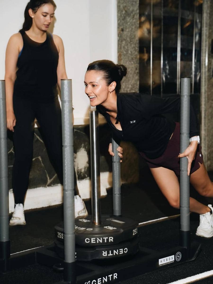 Amanda Rawles latihan hyrox untuk pertama kali