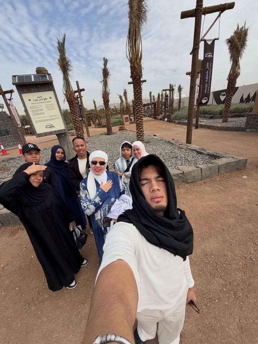 Gen Halilintar jalan-jalan dari Masjid Nabawi ke Masjid Quba