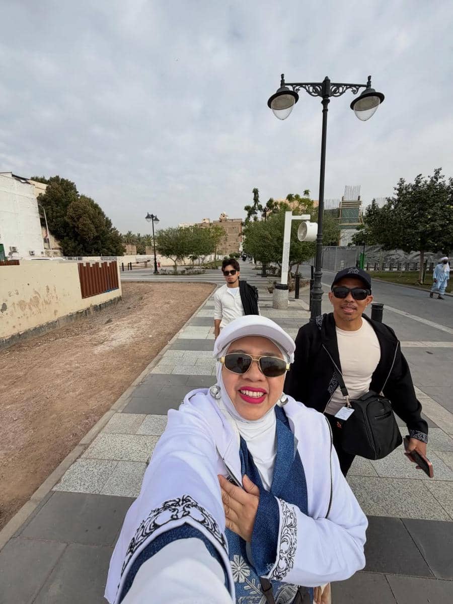 Gen Halilintar jalan-jalan dari Masjid Nabawi ke Masjid Quba