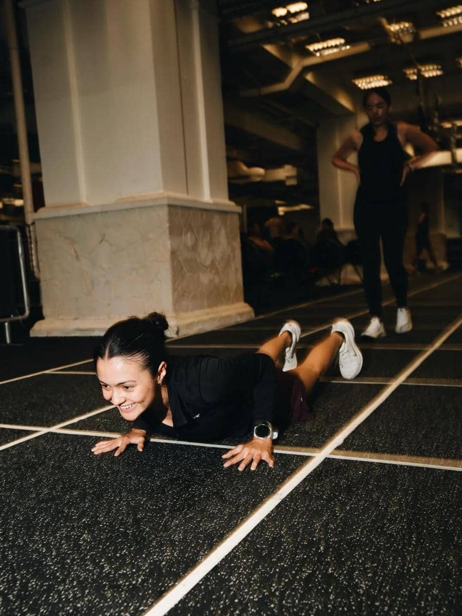 Amanda Rawles latihan hyrox untuk pertama kali