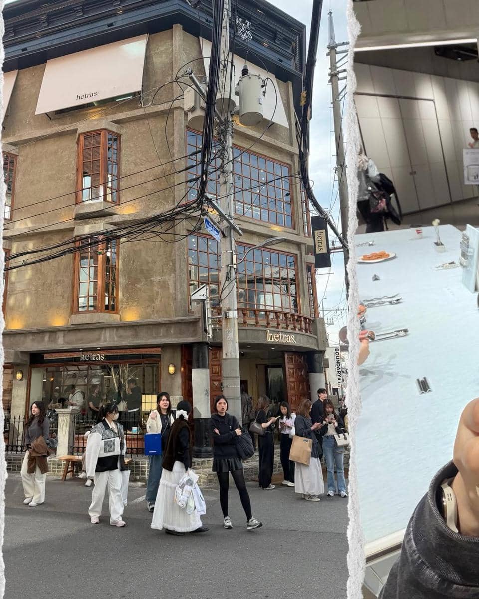 Dian Ayu Lestari jalan-jalan di Seoul saat musim semi