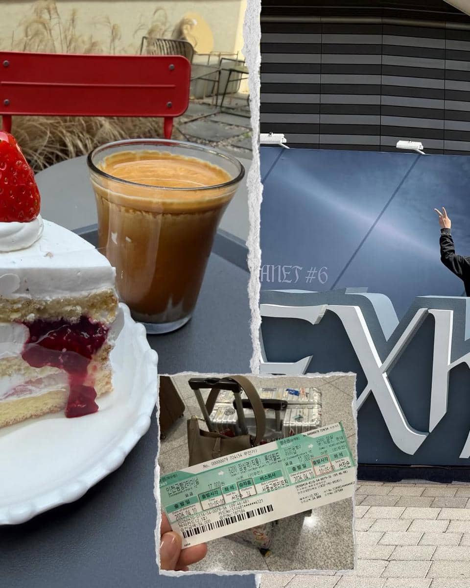 Dian Ayu Lestari jalan-jalan di Seoul saat musim semi