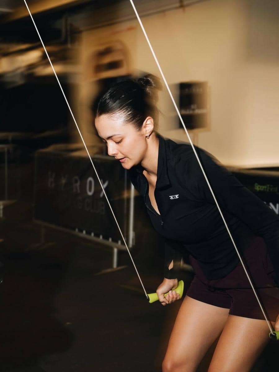 Amanda Rawles latihan hyrox untuk pertama kali