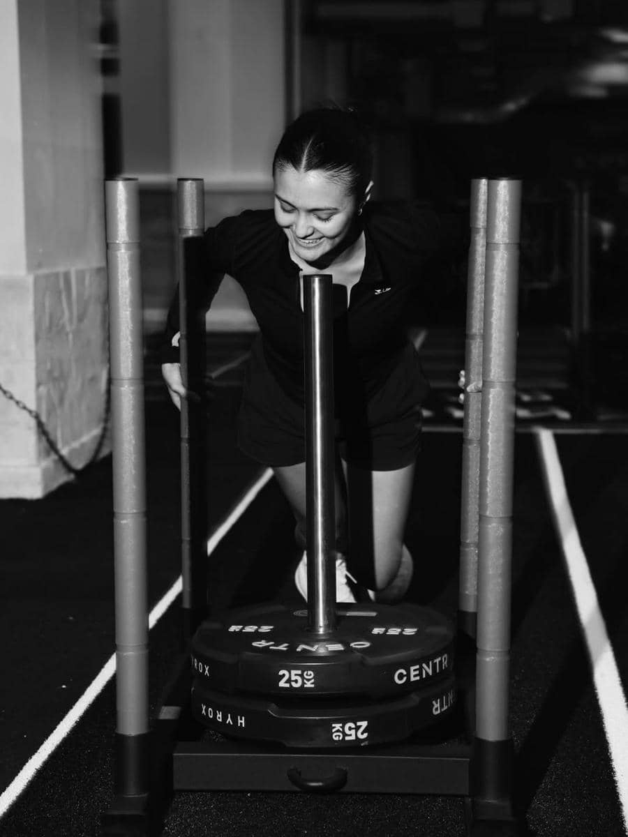 Amanda Rawles latihan hyrox untuk pertama kali
