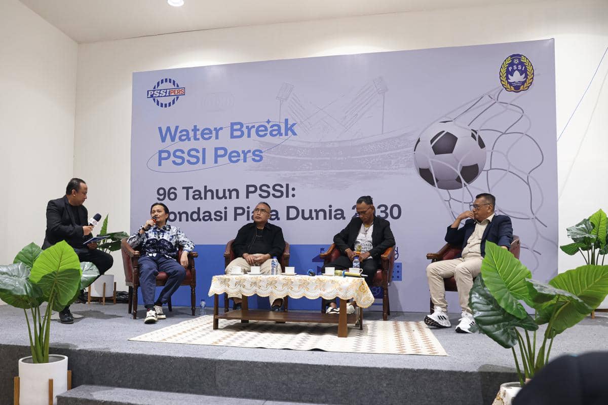 Acara Water Break PSSI Pers di GBK Arena