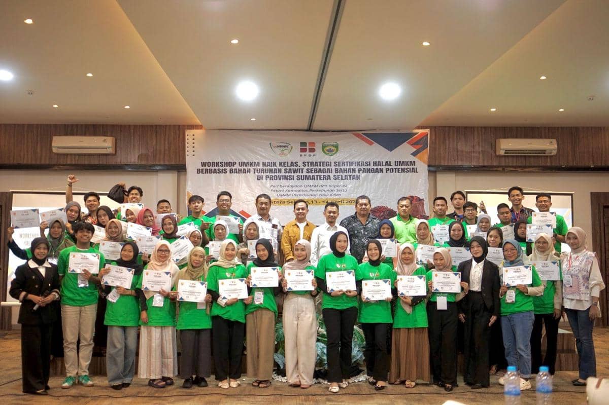 DPW Samade dan BPDP Sawit menjalankan Workshop UMKM Naik Kelas di Sumatra Selatan