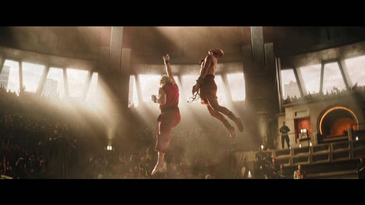 Ken melakukan jurus Shoryuken di film Street Fighter