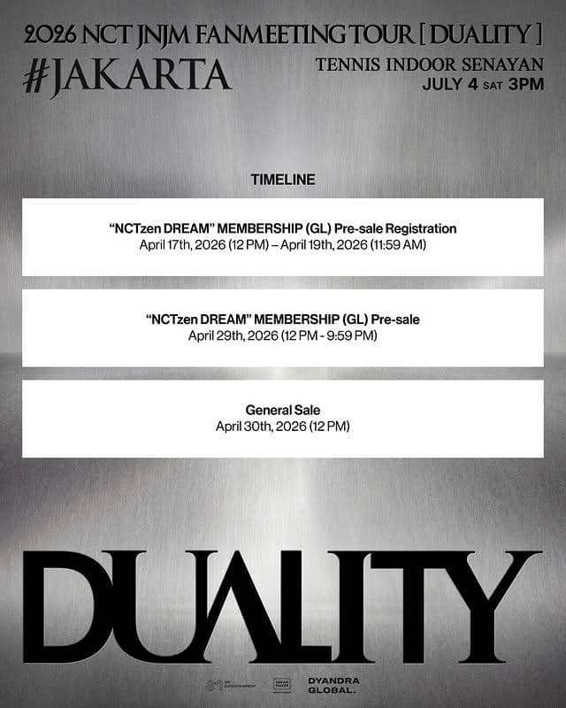 harga tiket tur fan meeting NCT JNJM di Jakarta 2026