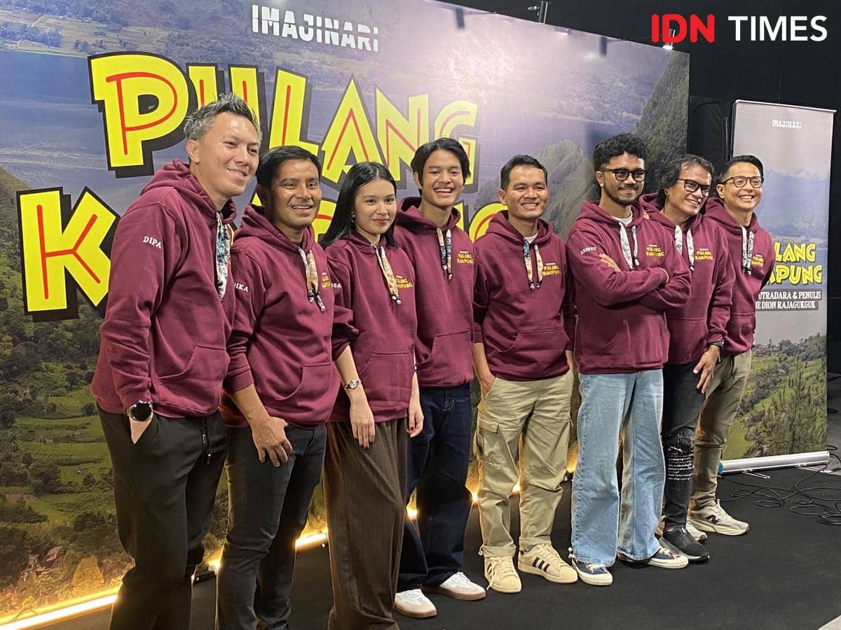 press conference film Pulang Kampung di Studio Sepat 72, Jakarta Selatan, Jumat (17/4/2026)