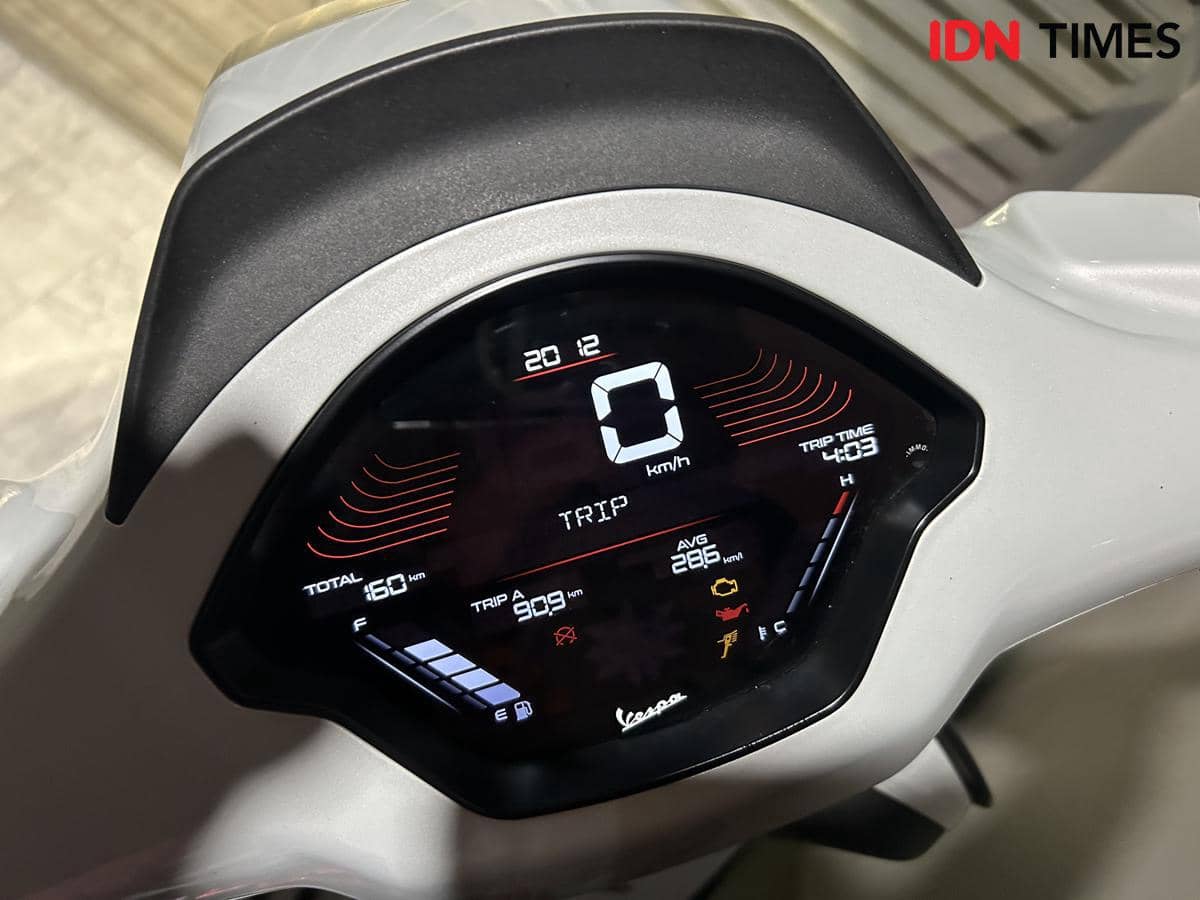 Mengintip Desain Baru Speedometer Vespa Sprint S 180, Lebih Modern!